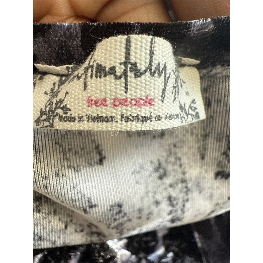 Free People Mini Dress Womens‎ S Virgo Moon Velvet Party Night Out Y2K